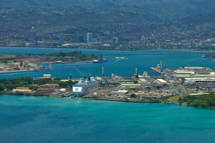 Pearl Harbor Naval Shipyard is the site of a reported shooting Wednesday.