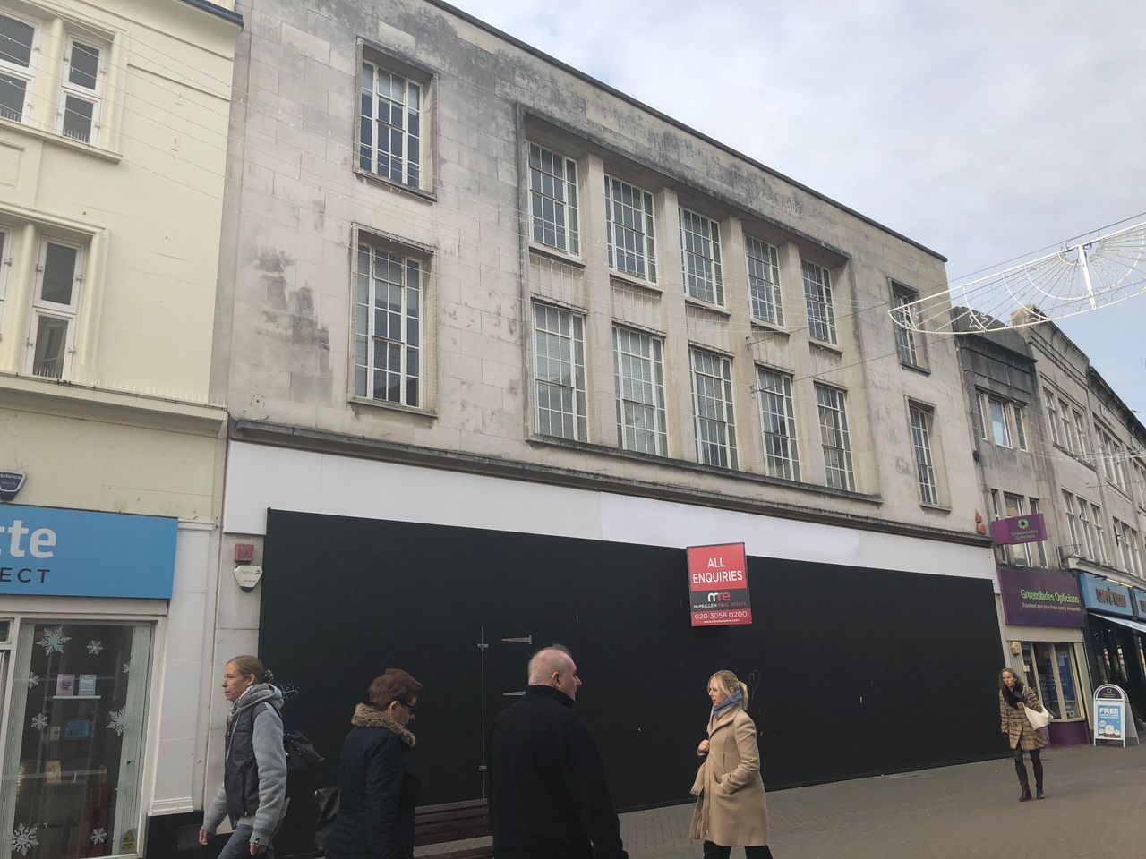 The former Marks & Spencer building, which the retail giant left in April 2019.