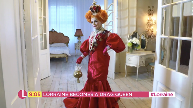 Lorraine previously appeared on Drag Race UK
