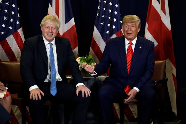 Donald Trump meets with Boris Johnson (AP Photo/Evan Vucci)