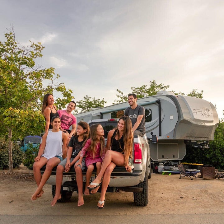 The author (bottom right) and her family in San Diego.