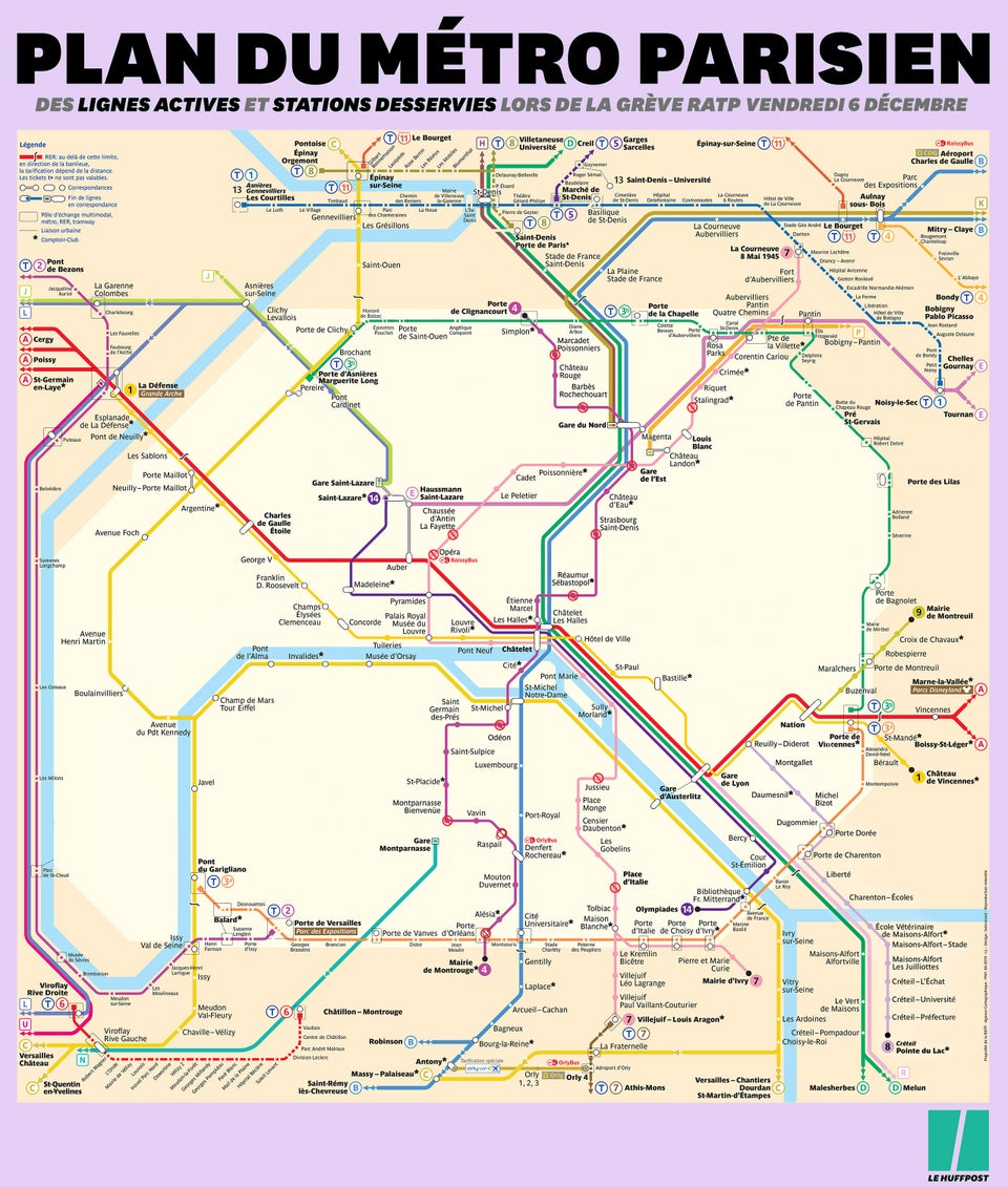Greve Du 6 Decembre La Ratp Devoile Un Trafic Tres Perturbe Pour Vendredi Le Huffpost