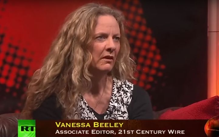 Vanessa Beeley is a regular on Russian state-backed media channels.