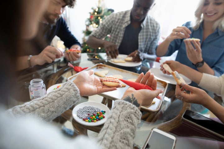 Double-check what everyone is planning on making, so you don't end up with 600 shortbread cookies.