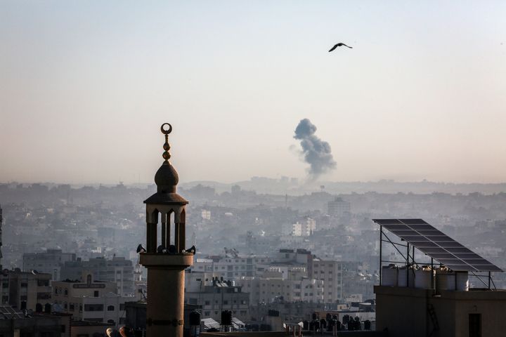 Φωτογραφία αρχείου από τους ισραηλινούς βομβαρδισμούς στην Γάζα στις 12 Νοεμβρίου 2019. 