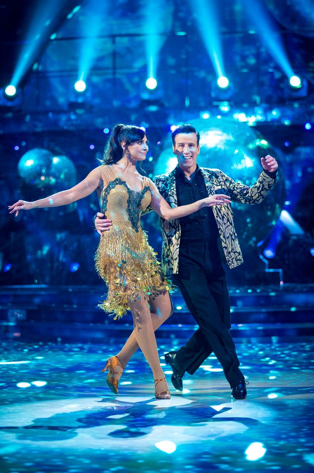 Emma and Anton perform the Cha Cha