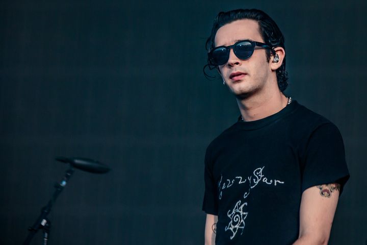 Matty on stage in Italy earlier this year