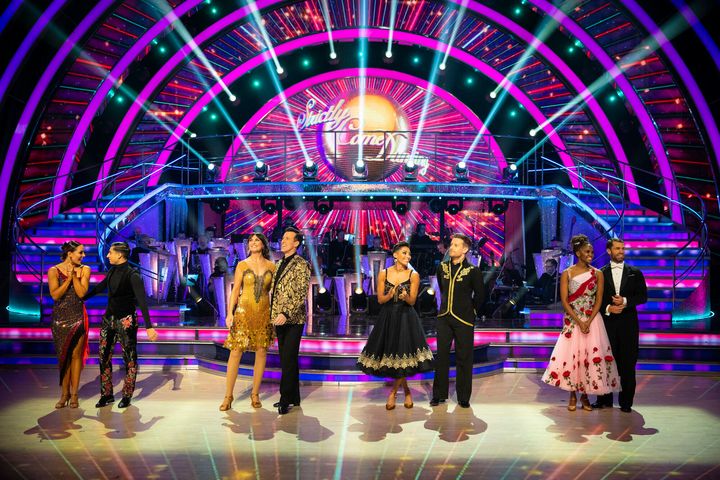 The top four couples of this year's Strictly Come Dancing