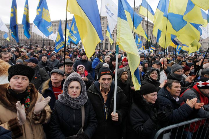 Διαδηλώσεις στο Κίεβο. 