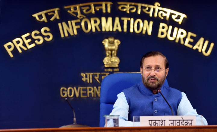 Minister of Environment, Forest and Climate Change and Minister of Information and Broadcasting Prakash Javadekar in a file photo. 