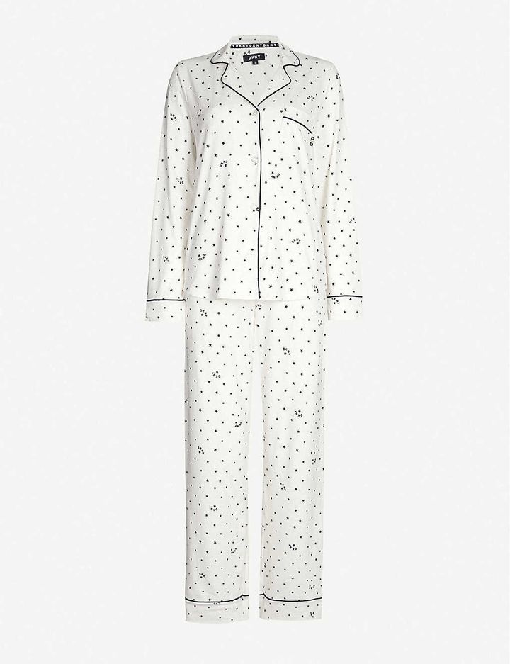 DKNY Star-Print Fleece Pyjama Set, Selfridges, £78