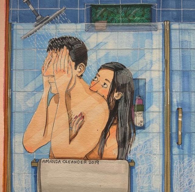 "La douche avec toi"