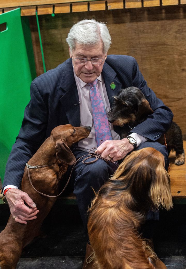Peter Purves had hosted Crufts for 41 years
