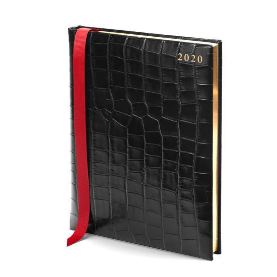 A4 Leather Croc Effect Diary, Aspinal of London, £95 