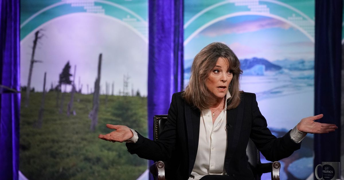 Marianne Williamson Apologizes For Spreading Fake Story About Trump Pardoning Charles Manson 