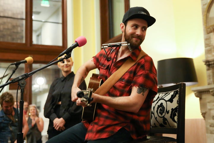 Ruston Kelly performs at Union Station Hotel on Sept. 13, 2019, in Nashville, Tennessee.