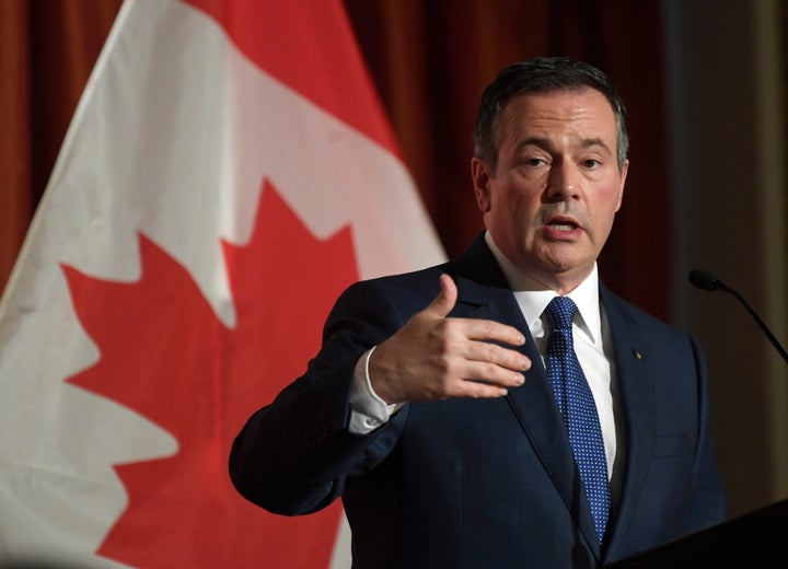 Alberta Premier Jason Kenney speaks at the Canadian Club in Ottawa on Monday Dec. 9, 2019. 