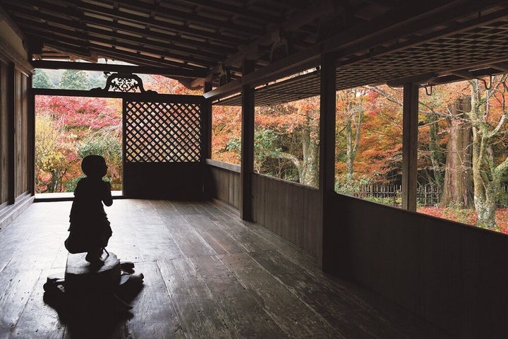 石水院廂の間。影になっているのは善財童子像＝高山寺提供