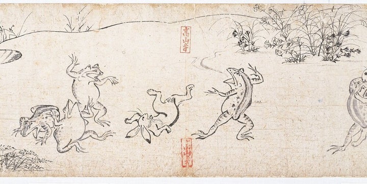 鳥獣戯画＝高山寺提供