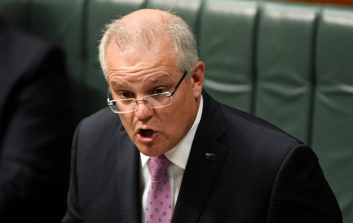 Prime Minister Scott Morrison, who critics say has not done enough to address the impact of climate change.