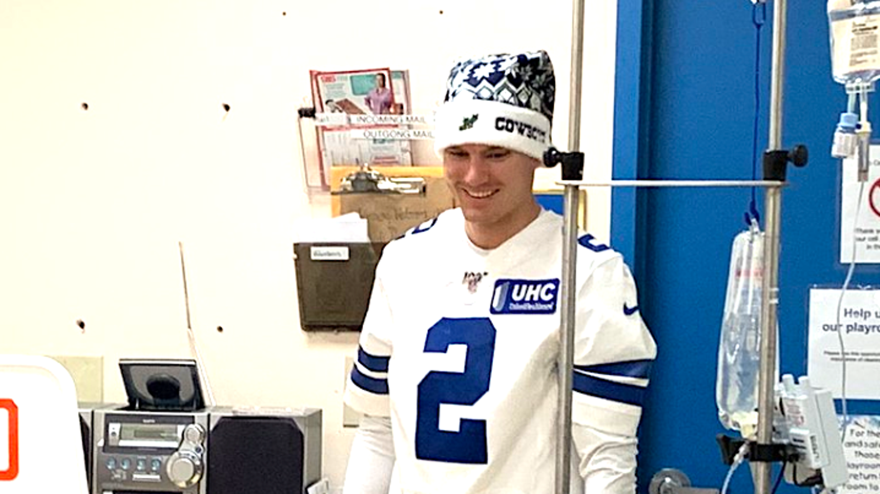 Cowboys kicker Brett Maher cut after spending morning with sick kids, This  is the Loop