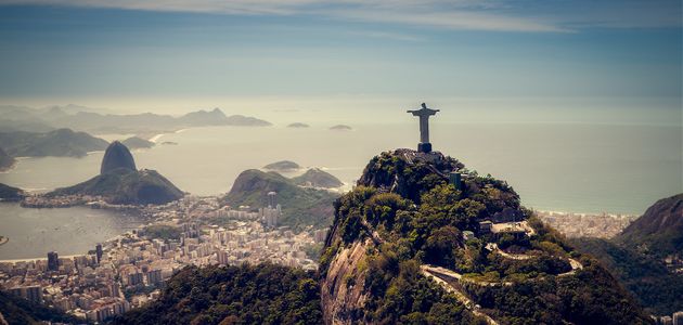 Top of the world in Rio, Brazil.