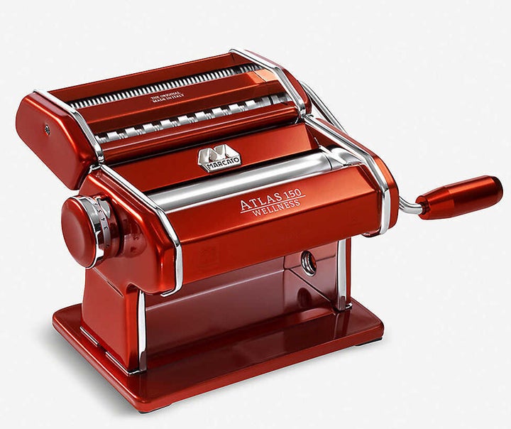 <a href="https://amzn.to/2QinnpP" target="_blank" role="link" class=" js-entry-link cet-external-link" data-vars-item-name=" Marcato Atlas 150 pasta-maker, Selfridges, " data-vars-item-type="text" data-vars-unit-name="5defa694e4b07f6835b97a73" data-vars-unit-type="buzz_body" data-vars-target-content-id="https://amzn.to/2QinnpP" data-vars-target-content-type="url" data-vars-type="web_external_link" data-vars-subunit-name="article_body" data-vars-subunit-type="component" data-vars-position-in-subunit="18"> Marcato Atlas 150 pasta-maker, Selfridges, </a>£75