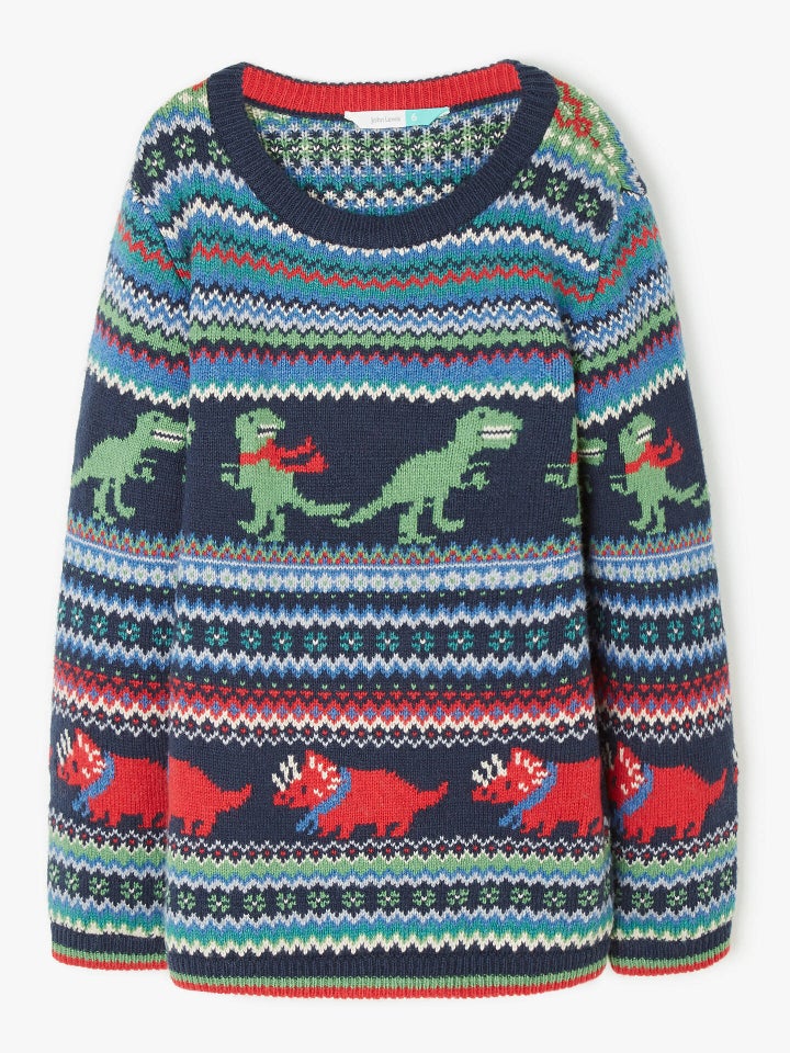 Festive Dinosaur Jumper, John Lewis, £22-£26