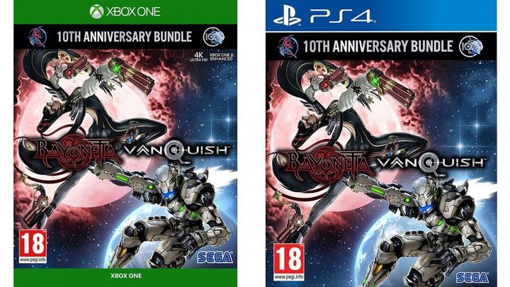 The Bayonetta and Vanquish 10th Anniversary Bundle was officially revealed yesterday by Sega for PS4 and Xbox One.