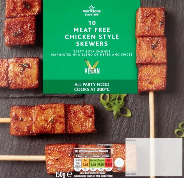 Vegan Chicken Style Skewers, Morrisons