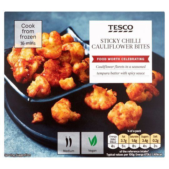 Sticky Chilli Cauliflower Bites, Tesco