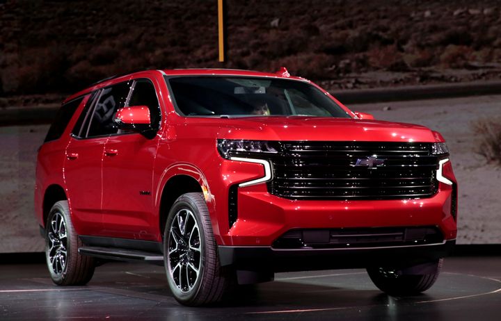 Chevrolet reveals the 2021 Tahoe SUV in Detroit, Michigan, U.S. December 10, 2019. (REUTERS/Rebecca Cook)