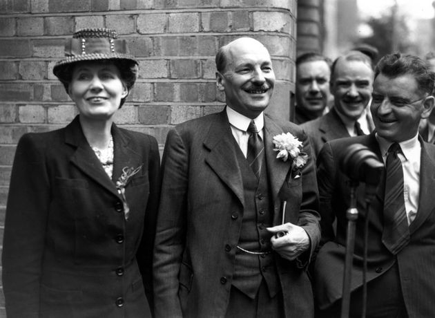 British prime minister Clement Attlee after Labour's victory in the 1945 general election.