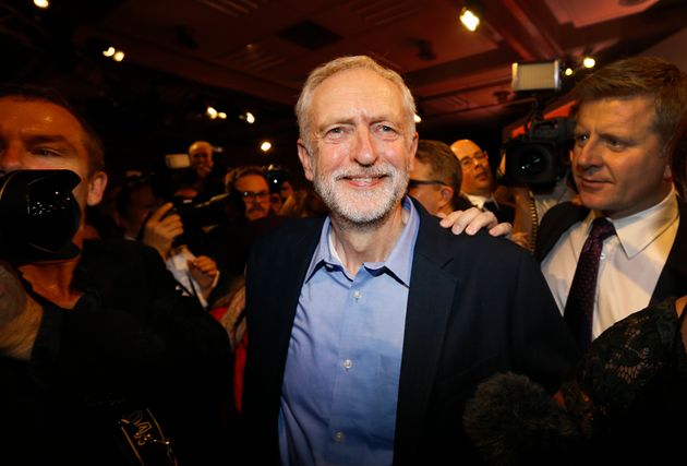 Corbyn, el 12 de septiembre de 2015, tras ser elegido como líder de los