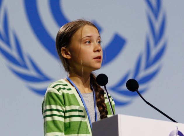 Greta Thunberg during the ninth day oif COP25 Chile-Madrid at IFEMA Madrid on 11 Dec 2019.(ALTERPHOTOS/Manu...