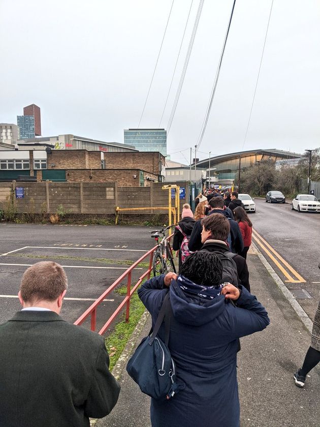 General Election 2019: Long Queues Pictured Outside Polling Stations