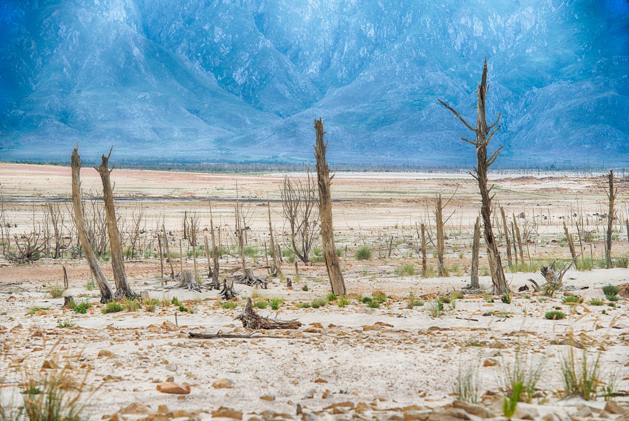 Cape Town's main dam at Theewaterskloof was only at 10% capacity on April 3, 2018. The city came perilously close to Day Zero, where there would have been barely enough water to keep critical services running.