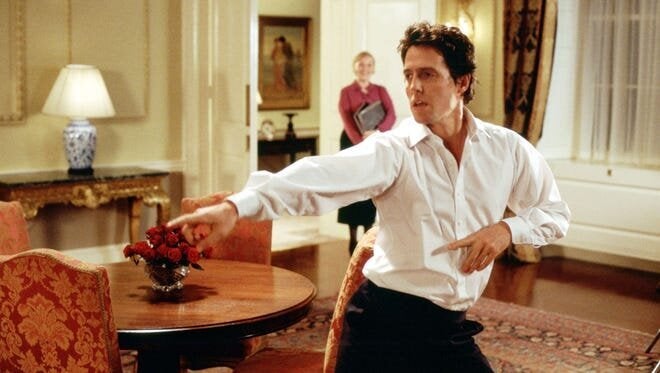 Hugh Grant plays the prime minister in the film