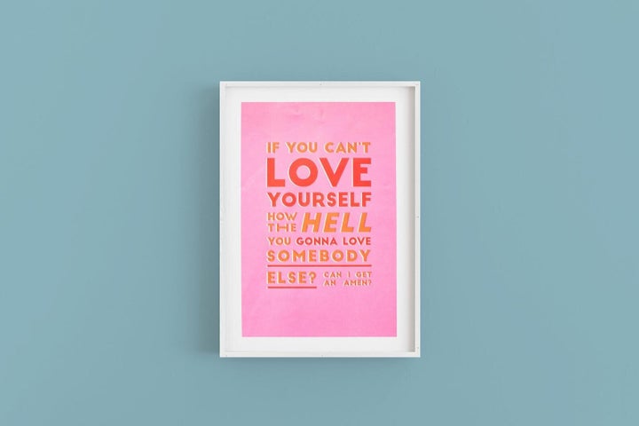 RuPaul A3 ‘Love Yourself’ Poster, Etsy, £20