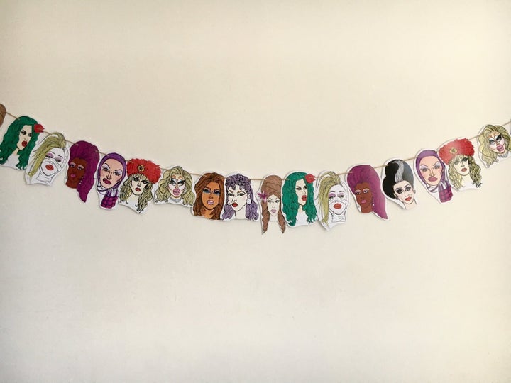 Drag Race Bunting, Etsy, £15