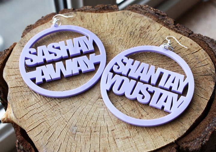 <a href="https://fave.co/36uyz8i" target="_blank" role="link" class=" js-entry-link cet-external-link" data-vars-item-name="RuPaul Shantay You stay, Sashay Away Earrings, Etsy," data-vars-item-type="text" data-vars-unit-name="5df253e1e4b024ea5ac64d5e" data-vars-unit-type="buzz_body" data-vars-target-content-id="https://fave.co/36uyz8i" data-vars-target-content-type="url" data-vars-type="web_external_link" data-vars-subunit-name="article_body" data-vars-subunit-type="component" data-vars-position-in-subunit="34">RuPaul Shantay You stay, Sashay Away Earrings, Etsy,</a> £15