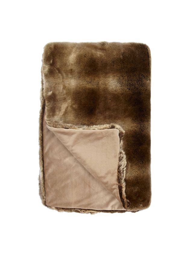 John Lewis & Partners Faux Fur Throw, John Lewis