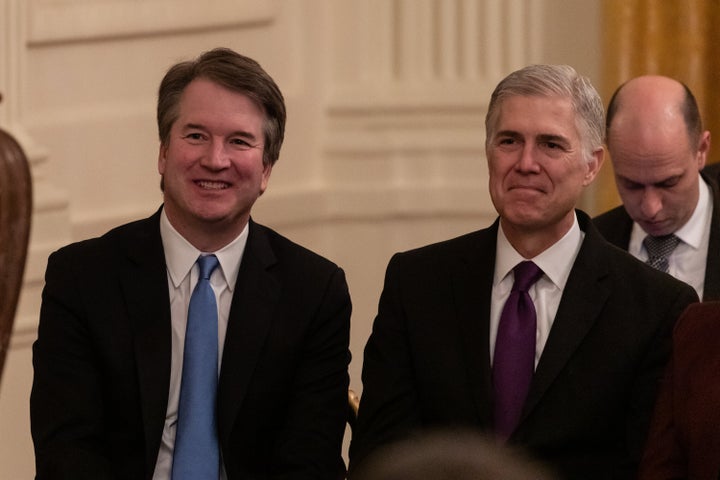 Trump likes to refer to justices Brett Kavanaugh and Neil Gorsuch as "my judges."