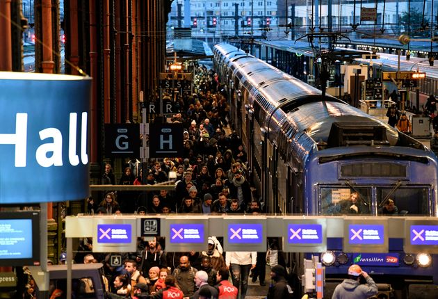 La gare de Lyon à Paris le 12 décembre 2019, jour de grève contre la réforme...