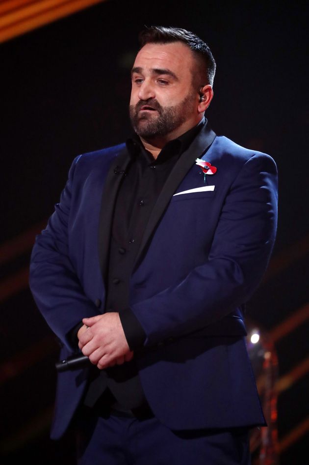 Danny Tetley on The X Factor in 2018