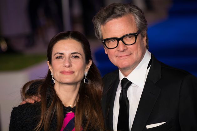 Livia Giuggioli and Colin Firth 