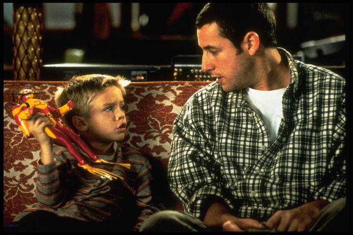 ADAM SANDLER and JON STEWART in BIG DADDY, 1999, directed by