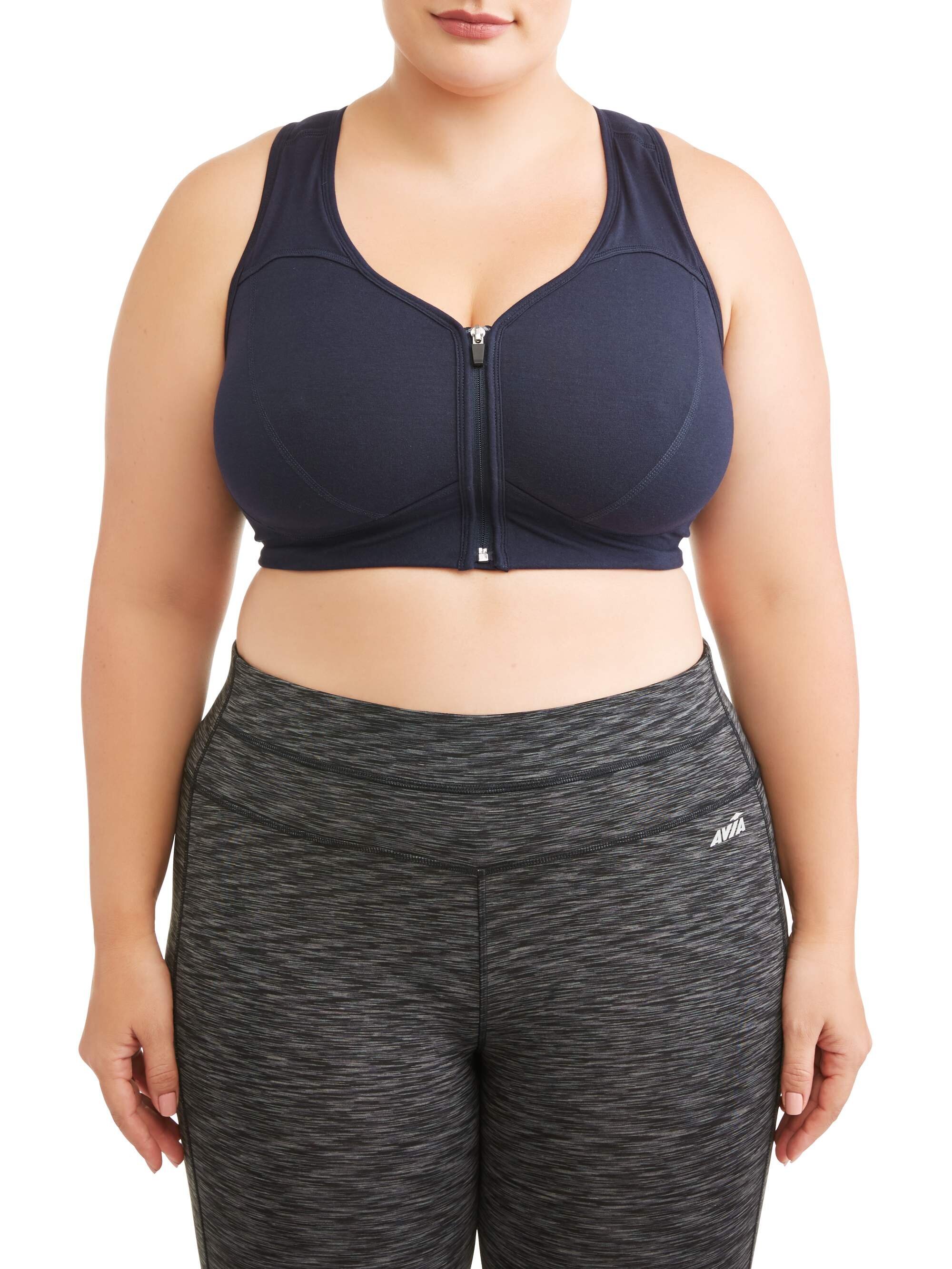 champion c9 sports bra zip front