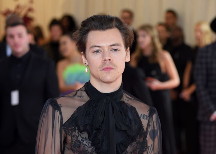 Harry Styles attends the 2019 Met Gala.