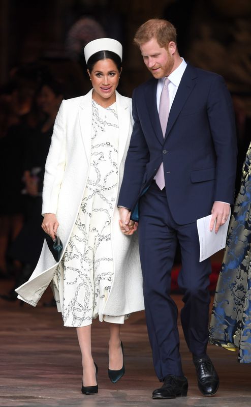 The Duke and Duchess of Sussex attend the Commonwealth Day service at Westminster Abbey in London.